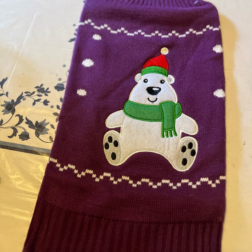 New with tags dog Christmas Sweater size L
